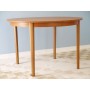 Table scandinave ronde en teck