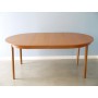 Table scandinave ronde en teck