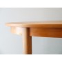 Table scandinave ronde en teck