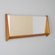 Aksel Kjersgaard miroir scandinave en teck