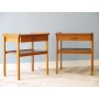 Paire de chevets vintage scandinave