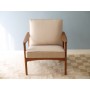 Fauteuil scandinave en teck 1960