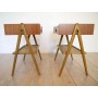 Paire de chevets scandinaves