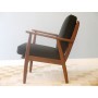 Paire de fauteuils scandinaves vintage en teck