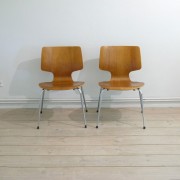 Chaises scandinaves en teck