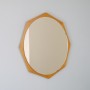 Miroir vintage scandinave hexagonal 