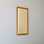 Miroir scandinave en teck 1960