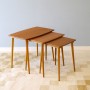 Tables gigognes vintage scandinave