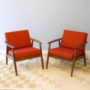 Fauteuils design scandinave 1960