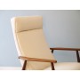 Fauteuil vintage scandinave en teck