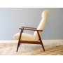 Fauteuil vintage scandinave en teck