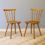 Paire de chaises vintage scandinave 1960