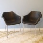 Fauteuils vintage design Robin Day