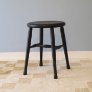 Tabouret vintage scandinave en bois