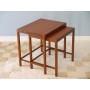 Tables gigognes en teck 1960