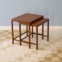 Tables gigognes en teck 1960