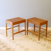 Paire de chevets vintage scandinave