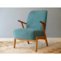 Fauteuil vintage année 50 bleu