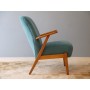 Fauteuil vintage année 50 bleu