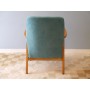 Fauteuil vintage année 50 bleu