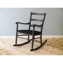 Rocking chair design scandinave vintage