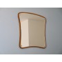 Miroir vintage asymetrique en teck