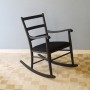 Rocking chair design scandinave vintage