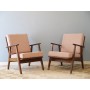 Paire de fauteuils design scandinave vintage 