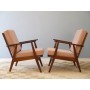 Paire de fauteuils design scandinave vintage 