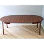 Table de repas ronde extensible design scandinave