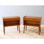 Paire de table de chevet vintage scandinave