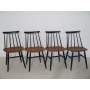 Serie de 4 chaises scandinaves Fanett Tapiovaara design