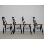 Serie de 4 chaises scandinaves Fanett Tapiovaara design