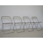 Serie de 4 chaises italiennes "plia" design Castelli