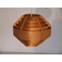 Suspension scandinave vintage en bois 