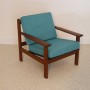 Fauteuil vintage danois en teck 1960