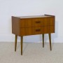 Petite commode scandinave vintage en teck