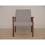 Fauteuil scandinave vintage année 60 en teck