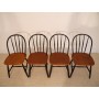 Serie de 4 chaises vintage scandinave "Nesto"