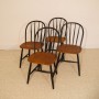 Serie de 4 chaises vintage scandinave "Nesto"