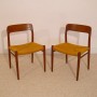 Chaises vintage danoise Niels O Moller