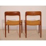 Chaises vintage danoise Niels O Moller