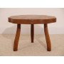 Set de tables basses tripode design brutaliste 1950