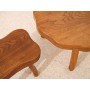 Set de tables basses tripode design brutaliste 1950