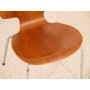 Chaise scandinave en teck style Jacobsen