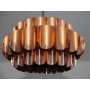 Grande suspension vintage en cuivre Thordten Orrling