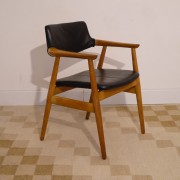 Fauteuil de bureau vintage danois design Erik Kirkegaard