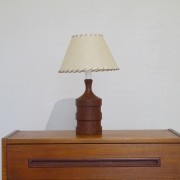 Lampe scandinave en teck 1960