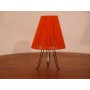 Lampe vintage tripode orange