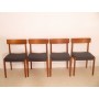 Serie de 4 chaises scandinave design Nils Jonsson